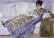 Pierre-Auguste Renoir Madame Monet Reading France oil painting artist